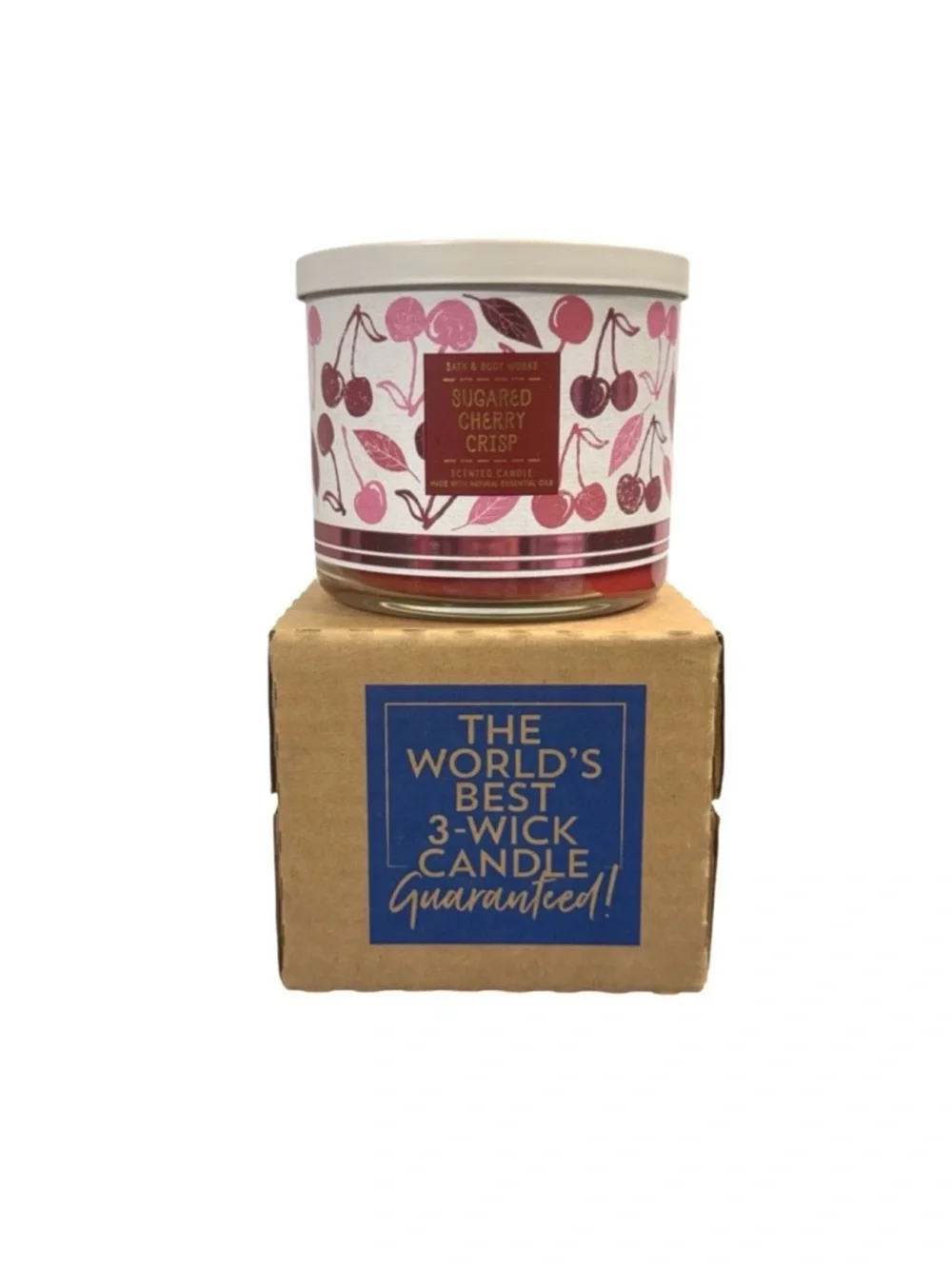 Sugared Cherry Crisp Candle